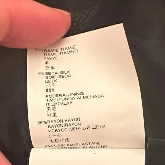 Versace Butterfly Print Bodycon Dress Black White Sleeveless Designer - Picture 15 of 16